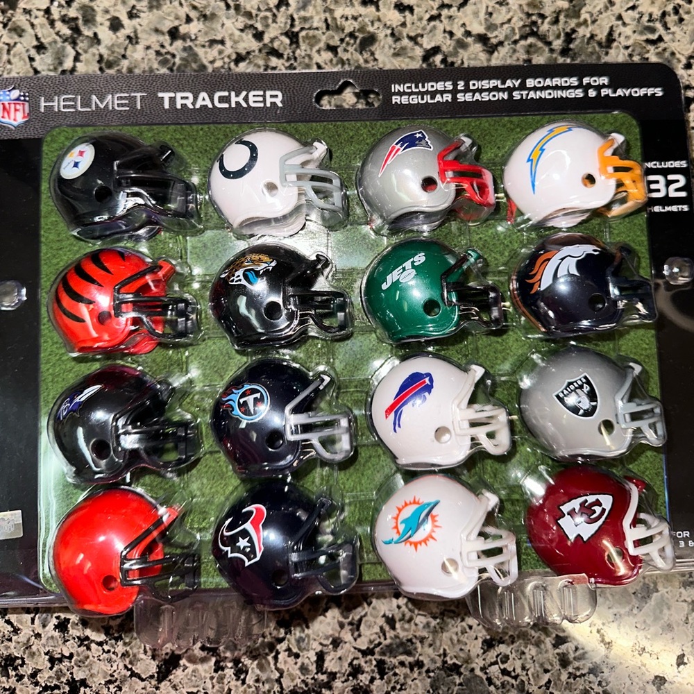 NFL Helmet Tracker Set